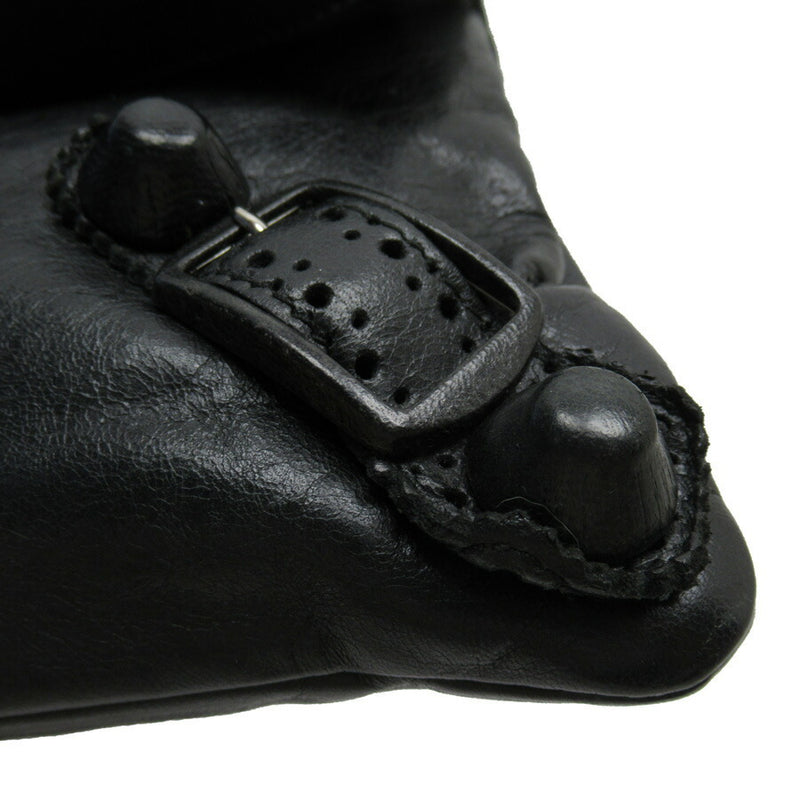 Balenciaga BALENCIAGA Clutch Bag Giant Black Leather
