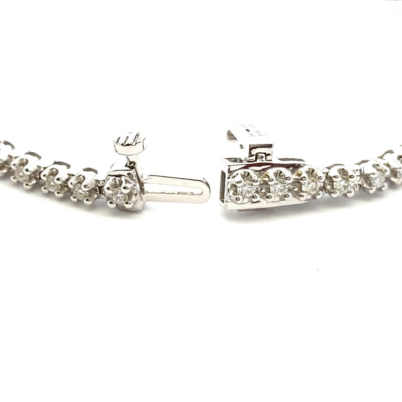 1.00ct Moissanite Tennis Bracelet 10KT White Gold