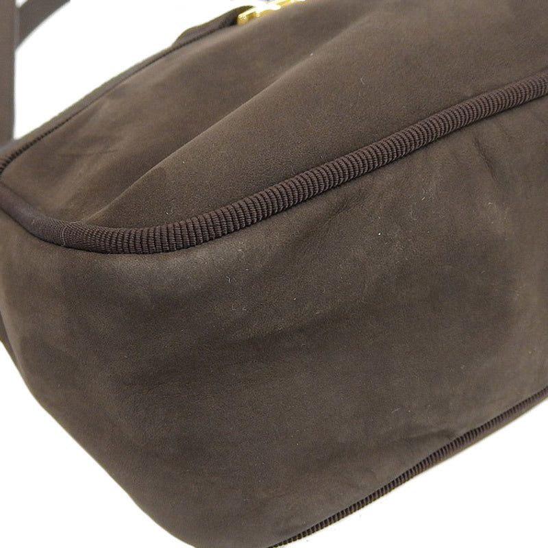 Salvatore Ferragamo Leather Shoulder Bag Brown
