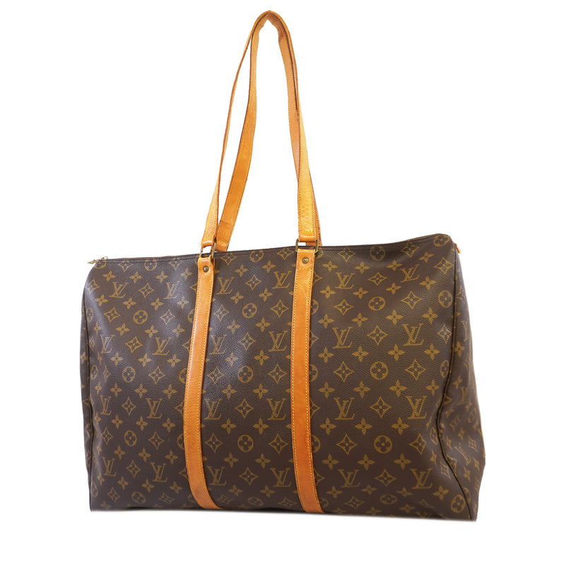 Auth Louis Vuitton Boston Bag Monogram Flanelly 50 M51116