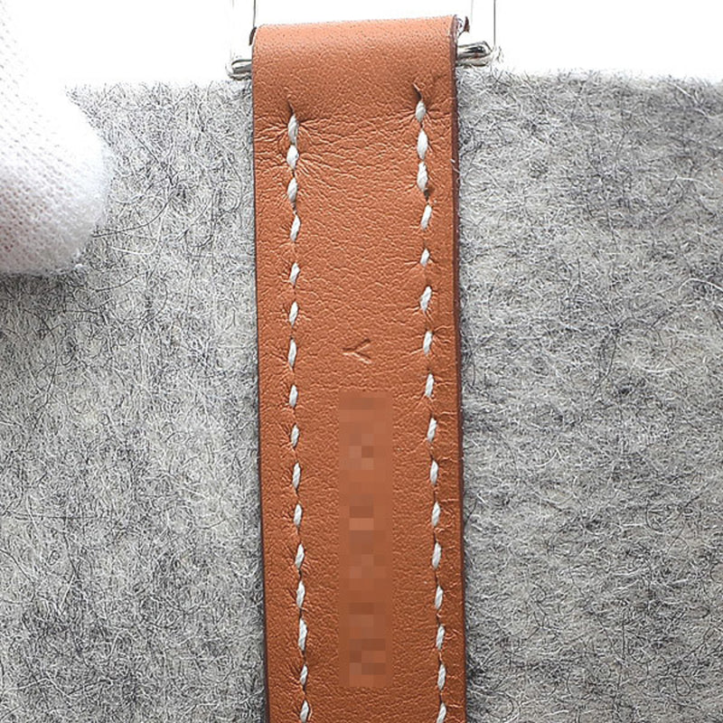 Hermes Picotin Lock PM 18 Felt Swift Gray Gold Y stamp Handbag