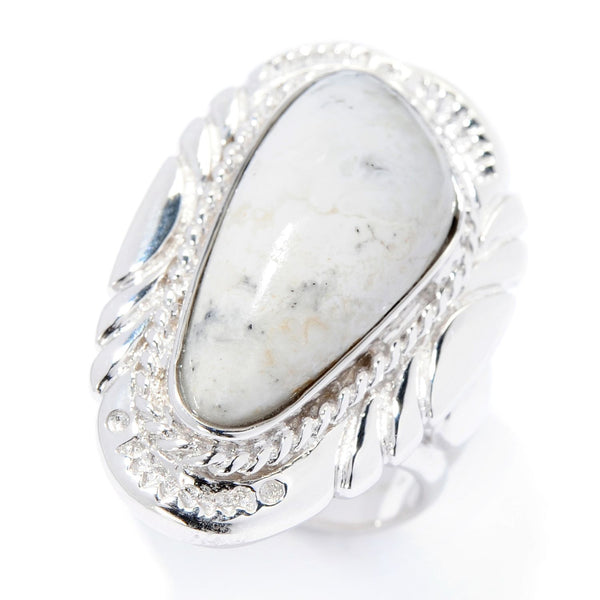 Brand New White Buffalo Ring