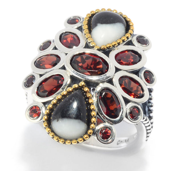 Brand New Red Garnet Ring