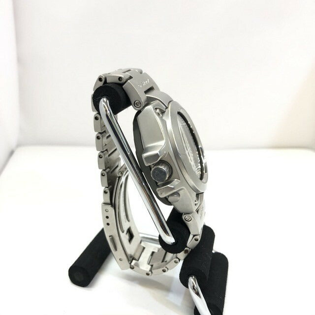 G-SHOCK CASIO Casio watch MRG-120 MR-G silver black analog quartz mens