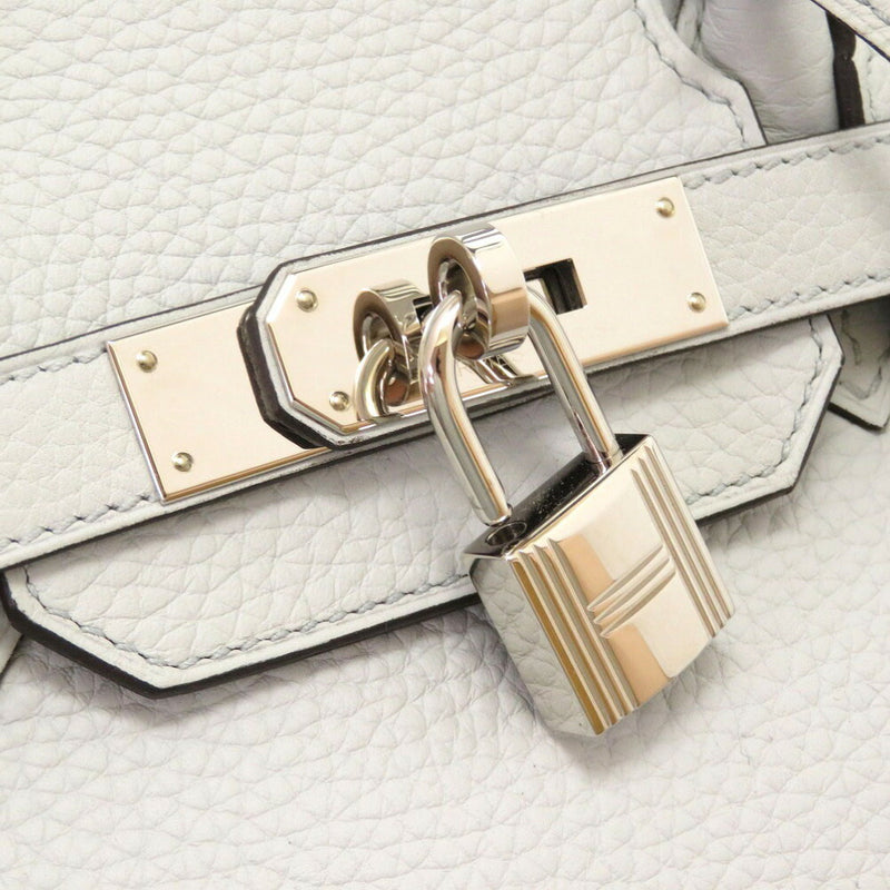 Hermes Birkin 30 Taurillon Clemence Blue Pale C Engraved (2)
