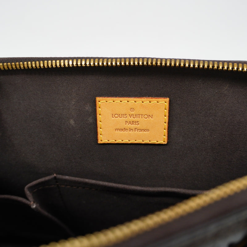 Auth Louis Vuitton Monogram Vernis Alma PM M91611 Womens Handbag Amarante