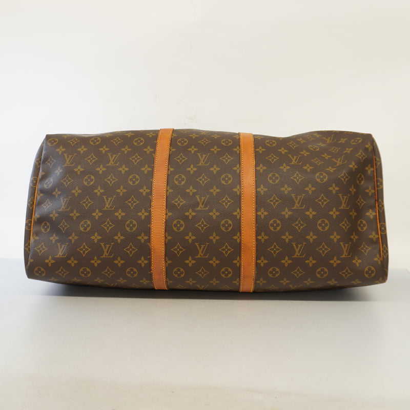 Auth Louis Vuitton Boston Bag Monogram Keepol 60 M41422 Unisex