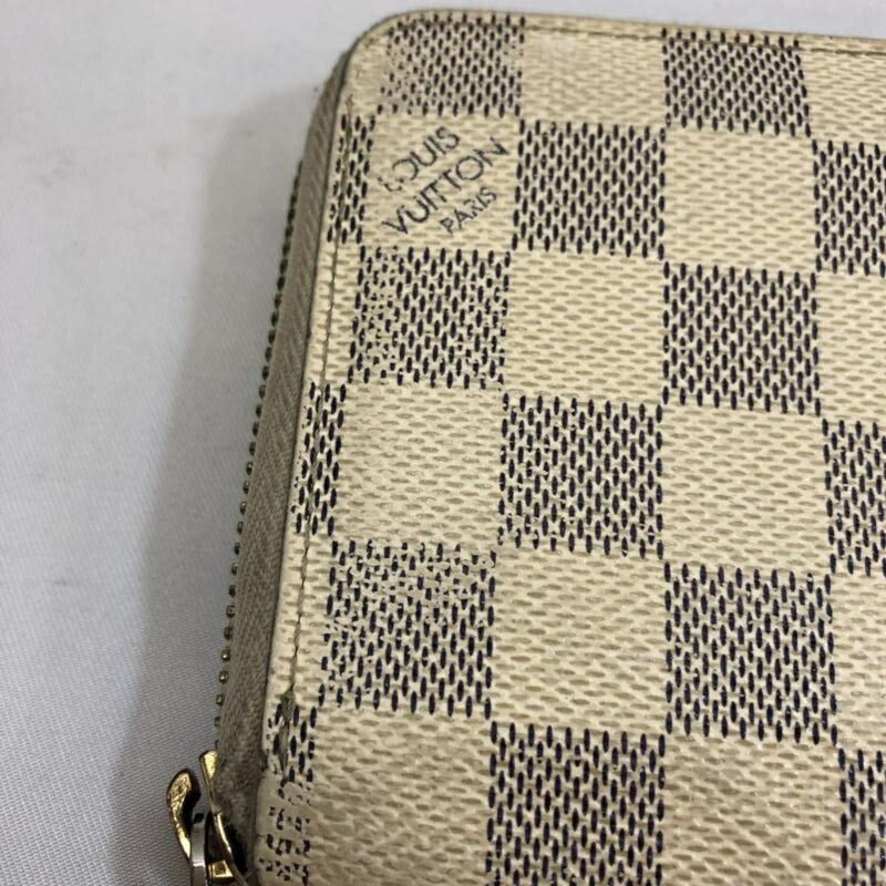 Louis Vuitton Damier Azur Wallet White