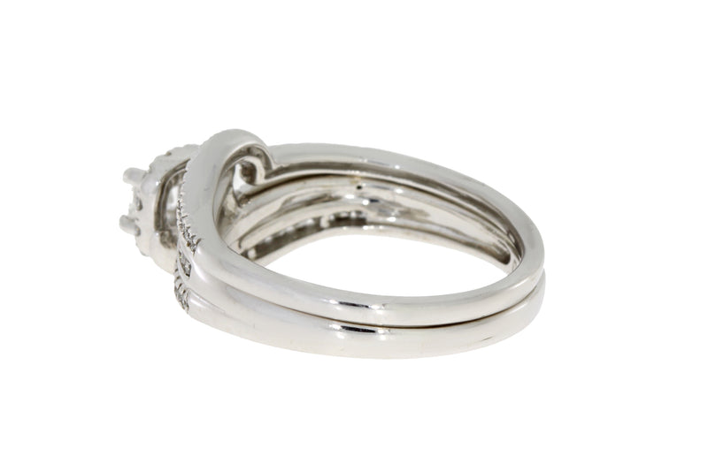 .55ct Diamond Engagement Ring Set 10KT White Gold