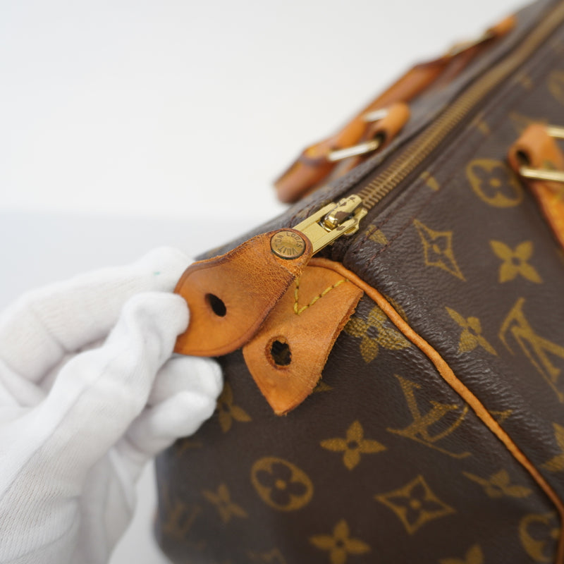 Auth Louis Vuitton Handbag Monogram Speedy 30 M41526