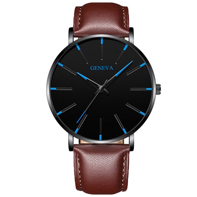 2021 Mens Luxury Watch Fashion Ultra Thin Watches Simple Men Business Stainless Steel Mesh Belt Quartz Men Watch