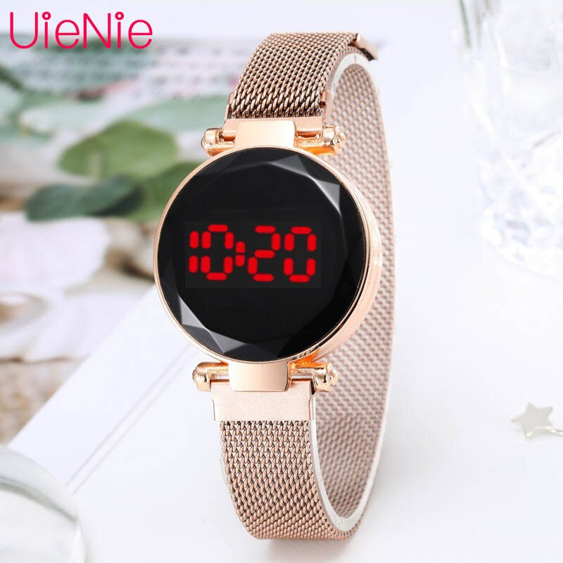 Fashion LED Digital Electronic Milan Magnet Buckle Quartz Watch
