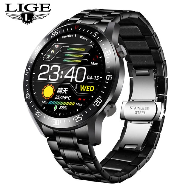 Full Circle Touch Screen Sports Fitness Watch for Men