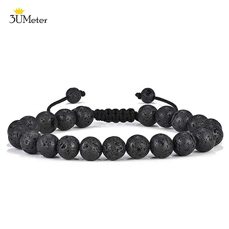 Natural Stone 7 Chakra Tiger Eye Beads Bracelet for Men Women