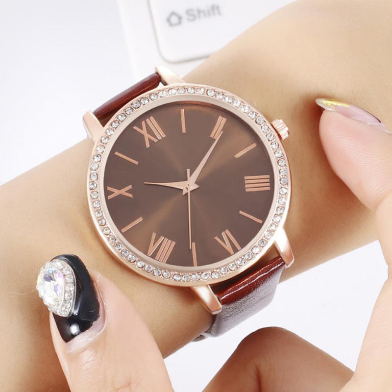 Hot Sale Clock Watch Women Luxury Fashion Casual Quartz Watches Ladies Elegant Wrist Watch Students Lovers Jellies Ceasuri &50