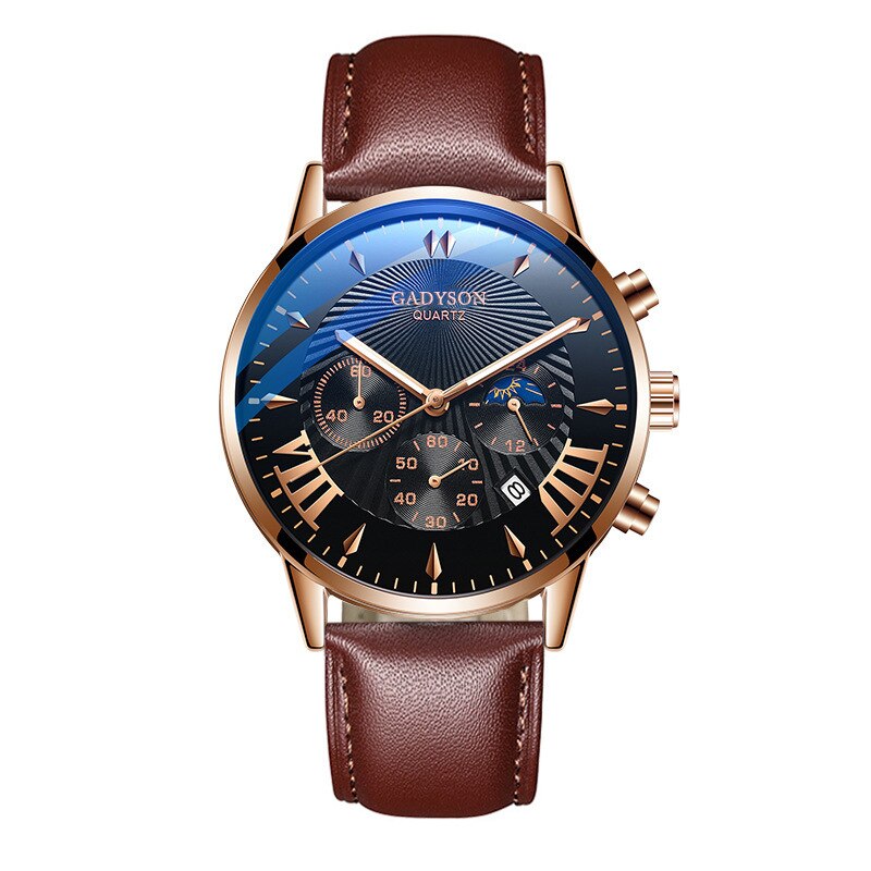 Men Watches Luxury Famous Brand Men Leather Strap Calendar Watch Men Military Sport Quartz Watch Relogio Masculino reloj hombre