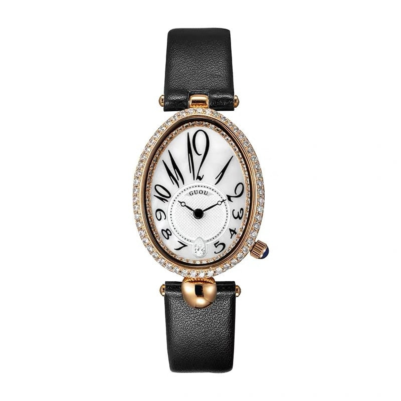 2020 Top Luxury Brand Oval Dial Women Watches Elegant Rhinestone Bracelet Watch Ladies Diamond Dress Quartz Wrist Watch Relogio