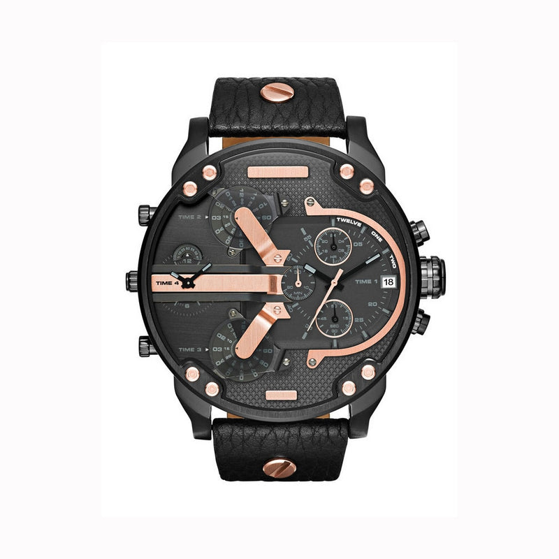 Fashionable Large Dial Stainless Steel Analogue Quartz Watch for Men