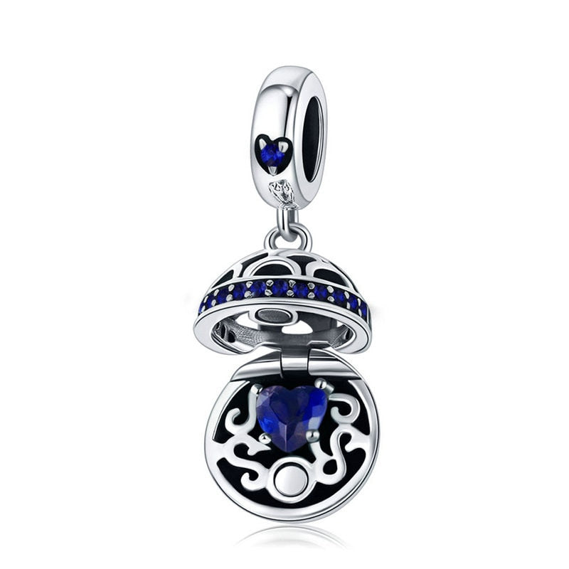 925 Sterling Silver Ball Charms for Charm Bracelets & Necklaces.