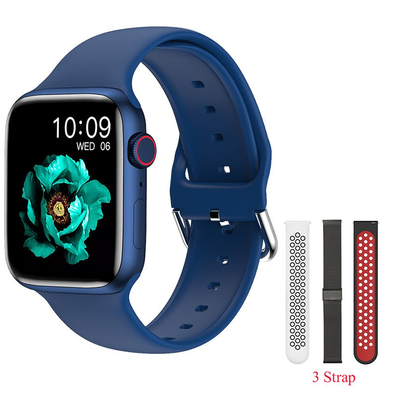 Stainless Steel IWO W66 Smart Watch with Bluetooth Call and 1.69 Inch Display for Women
