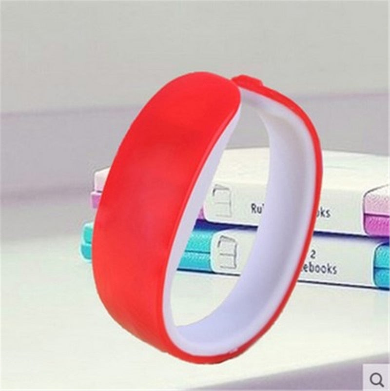 10 Color Dolphin Band Digital Red LED Sports Watch Women