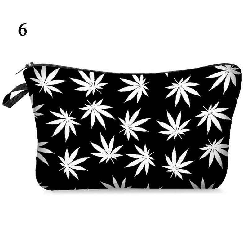 Toiletry Tool Makeup Bag Case Cosmetic Cartoon Bag Cat and Mouse Animal Printing Organizer Bag Travel Case Cute Polyester Pouch