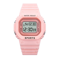 Luxury Digital Multifunction Waterproof Rectangle Sport Watch