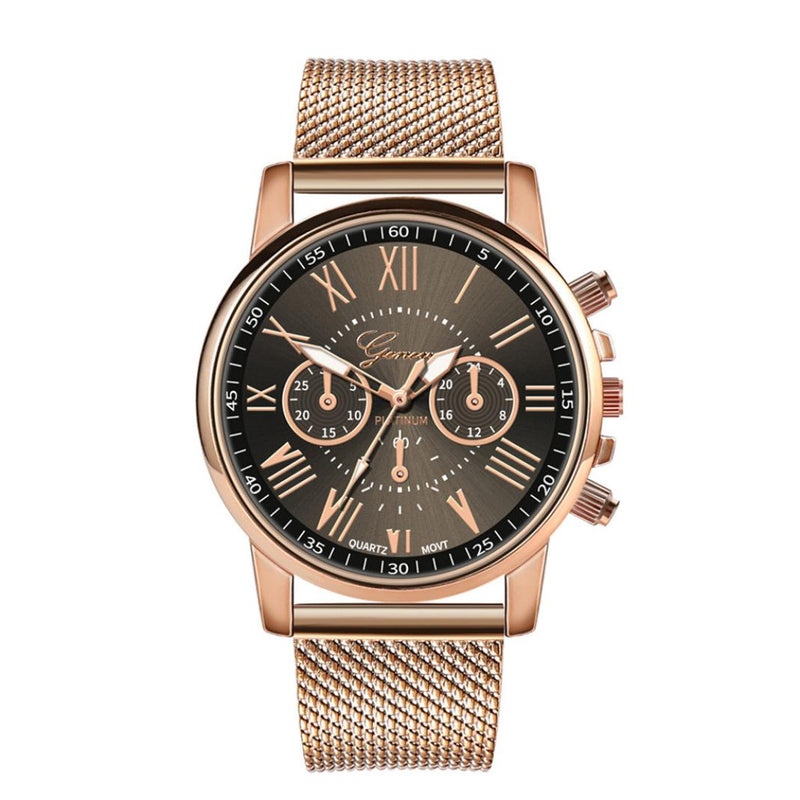 Luxury Womens watches Ladies Quartz Wrist Watch Dress Fashion Stainless Steel Dial Band Watch for women relogio feminino