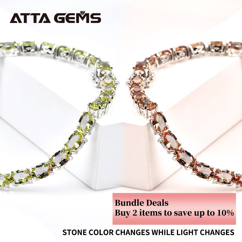 Romantic 30 Carats Created Zultanite Bracelet 925 Sterling Silver