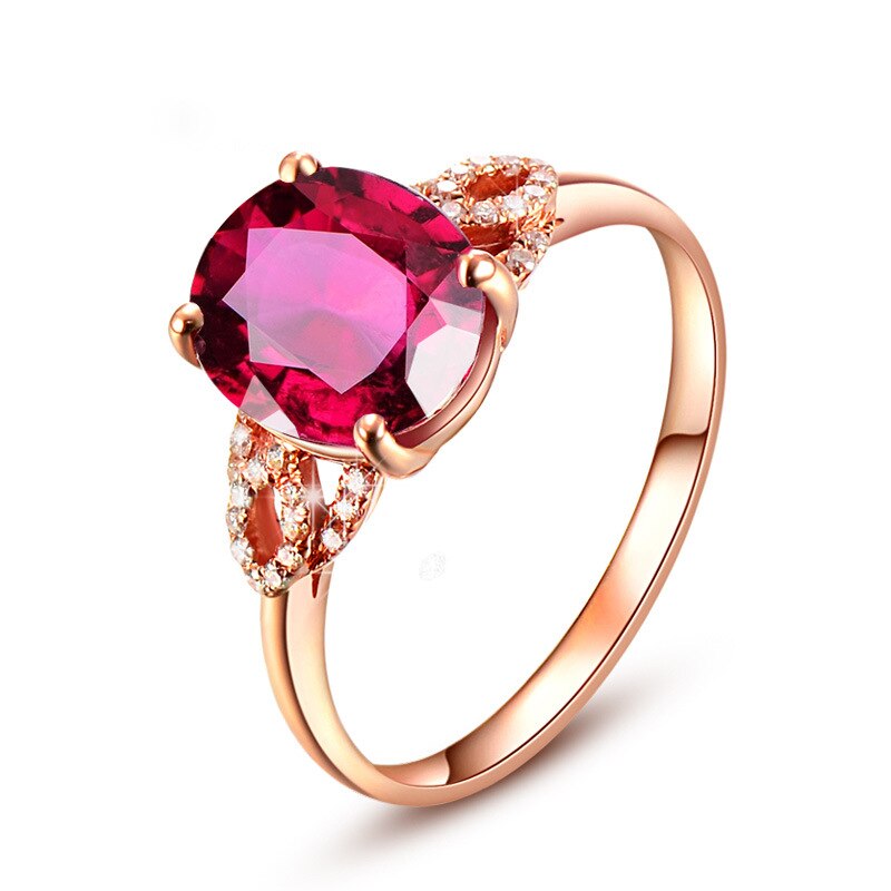Bague Ringen 925 Silver Created Red Ruby Opening Adjustable Ring
