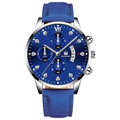 Luxury Men Woman Watch Top Brands Chronograph Watches Roman Diamond Scale Business Calendar Belt Watch Mens Quartz Watch