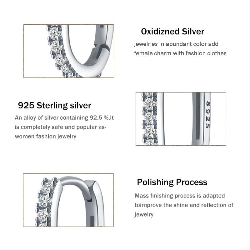 New 925 Sterling Silver Gold Hoop Earrings For Women Luxury Fine Small Huggie Earring Designer Origin Fashion Jewelry Gifts 2021