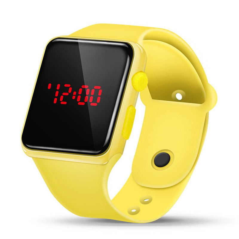 Sports LED Electronic Silicone Band Wristwatches for Men