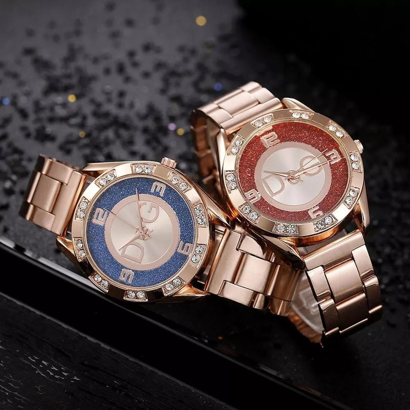 Womens Watches New Famous Luxury Brands Women Watch Fashion Rhinestone Stainless Steel Quartz Ladies Wristwatches Reloj Mujer