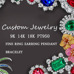 10K White Gold Custom Order Moissanite Ring 4.5mm
