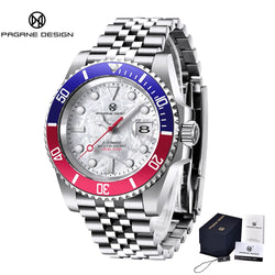 2021 PAGRNE DESIGN New Top Brand Mens NH35 Automatic Mechanical Clock PAGANI 41mm Stainless Steel Waterproof Watch Montre Homme