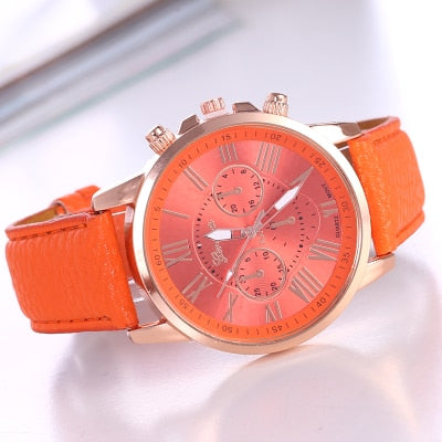 2019 latest fashion pinbo women luxury brand quartz clock watch high quality leather strap ladies wristwatches relogio feminino