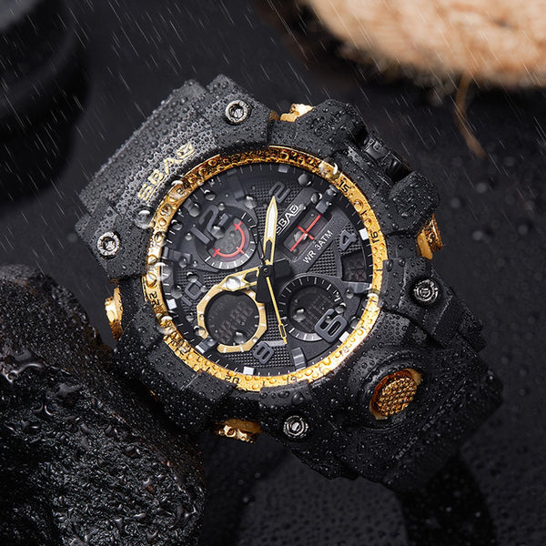 2021 Hot Brand Sport Watch Men Digital LED Electronic Watches TPU Quartz Wristwatches Multifunctional Outdoor Waterproof Watch
