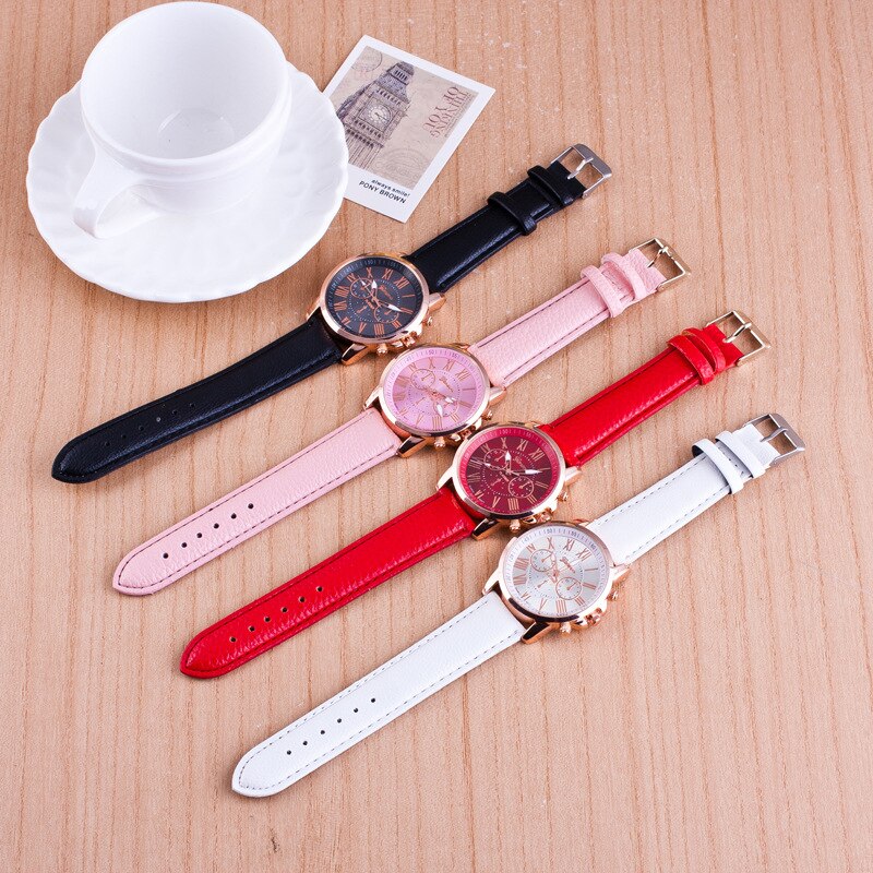 2019 latest fashion pinbo women luxury brand quartz clock watch high quality leather strap ladies wristwatches relogio feminino