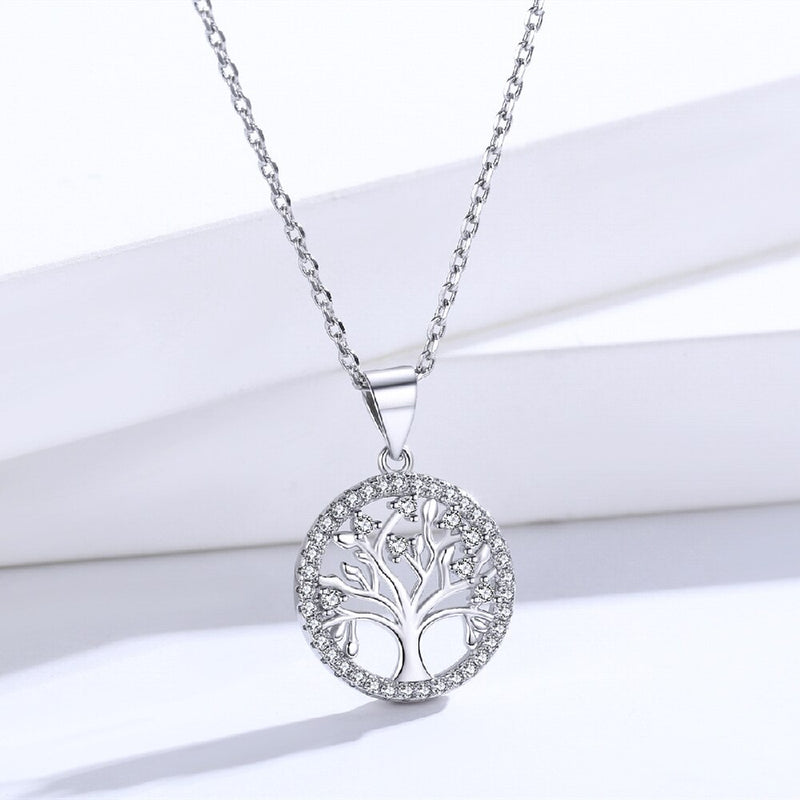 SODROV Authentic 925 Sterling Silver Life Tree Necklace