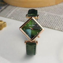 Retro Square Women Watches Qualities Small Ladies Wristwatches Vintage Leather Watch Fashion Brand Female Quartz Clock Gifts