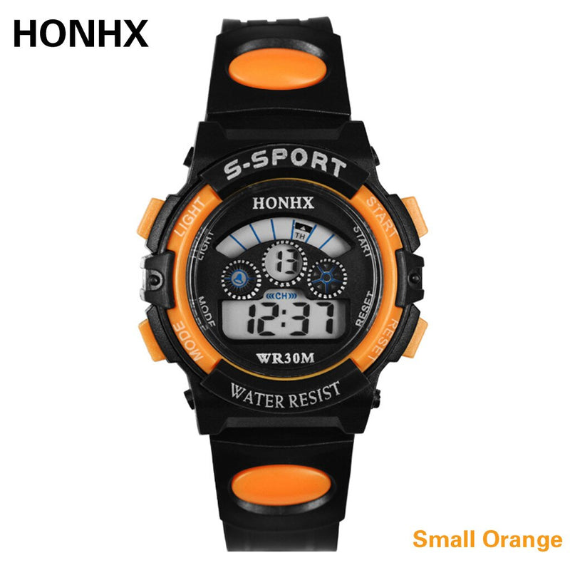 HONHX Sport Watches Men Watch Electronic Digital Display Sports Male Clock Mens 30M Waterproof Alarm Man Wristwatches Hot &50