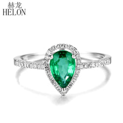 18K White Gold Tsavorite & Diamond Engagement Ring for Women