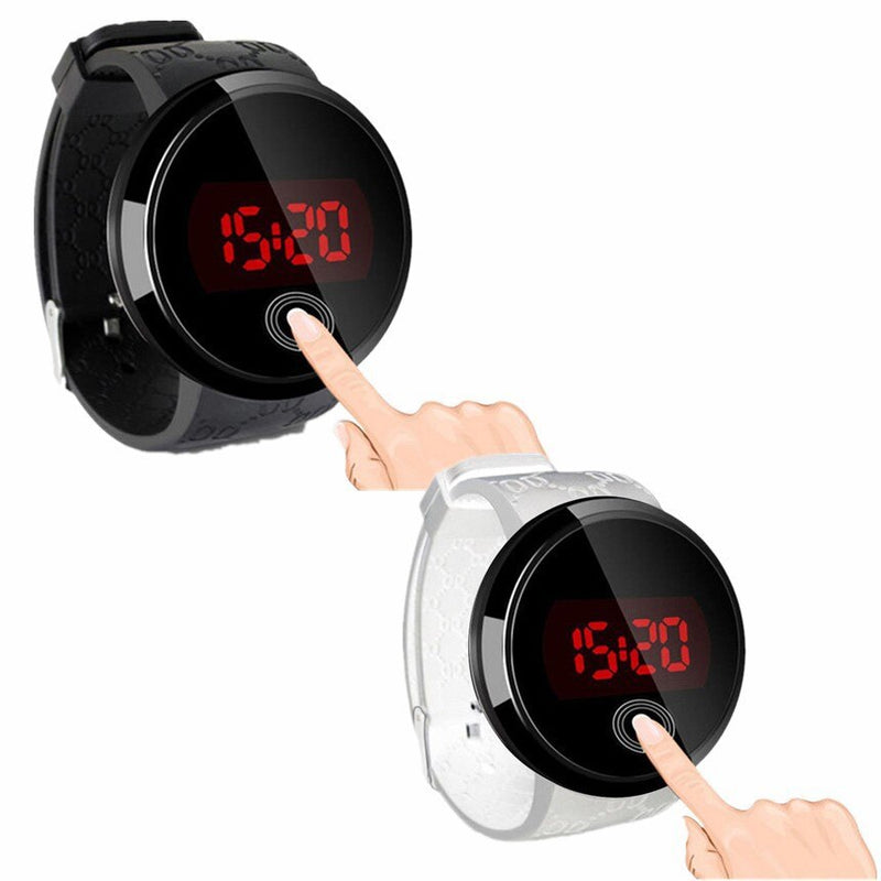 Silicone Touch Screen LED Watch for Men and Women
