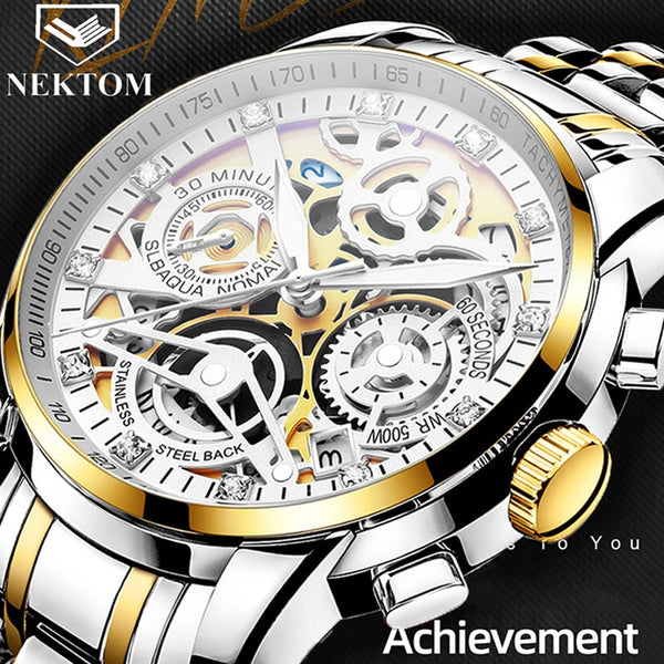 2021 Fashion Men Watch Top Brand Stainless Steel Waterproof Watch Luxury Business Men WristWatch Best Selling Watch Gift for Men
