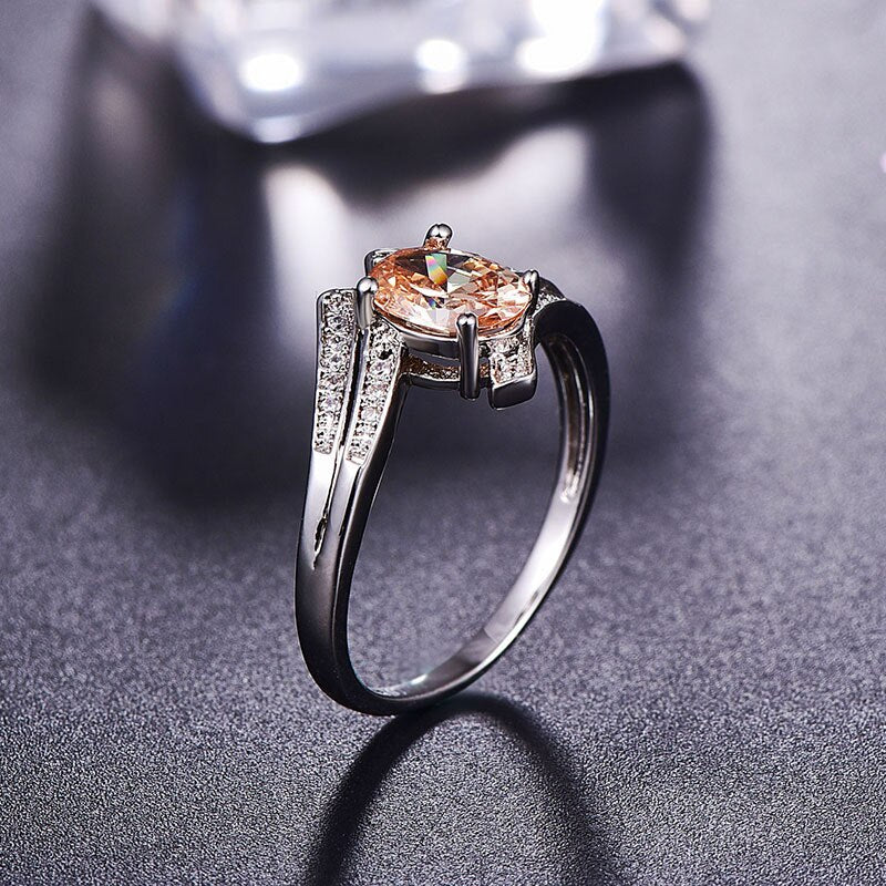 PANSYSEN Vintage Amethyst Gemstones Ring 925 Sterling Silver