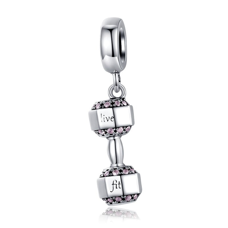 925 Sterling Silver Charm Beads for Charm Bracelets. for unisex.