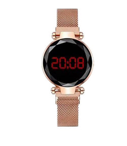 Fashion LED Digital Electronic Milan Magnet Buckle Quartz Watch