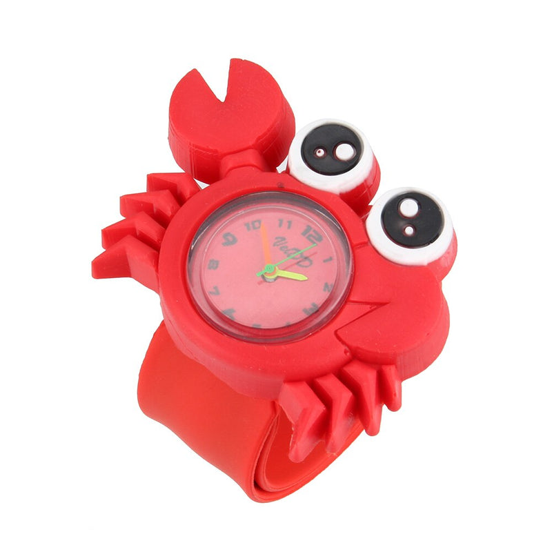 New Cute Animal Cartoon Silicone Band Bracelet Wristband Watch For Babies Kids XRQ88