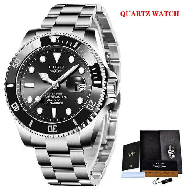 316L Steel Sapphire Automatic Mechanical Watch for Men